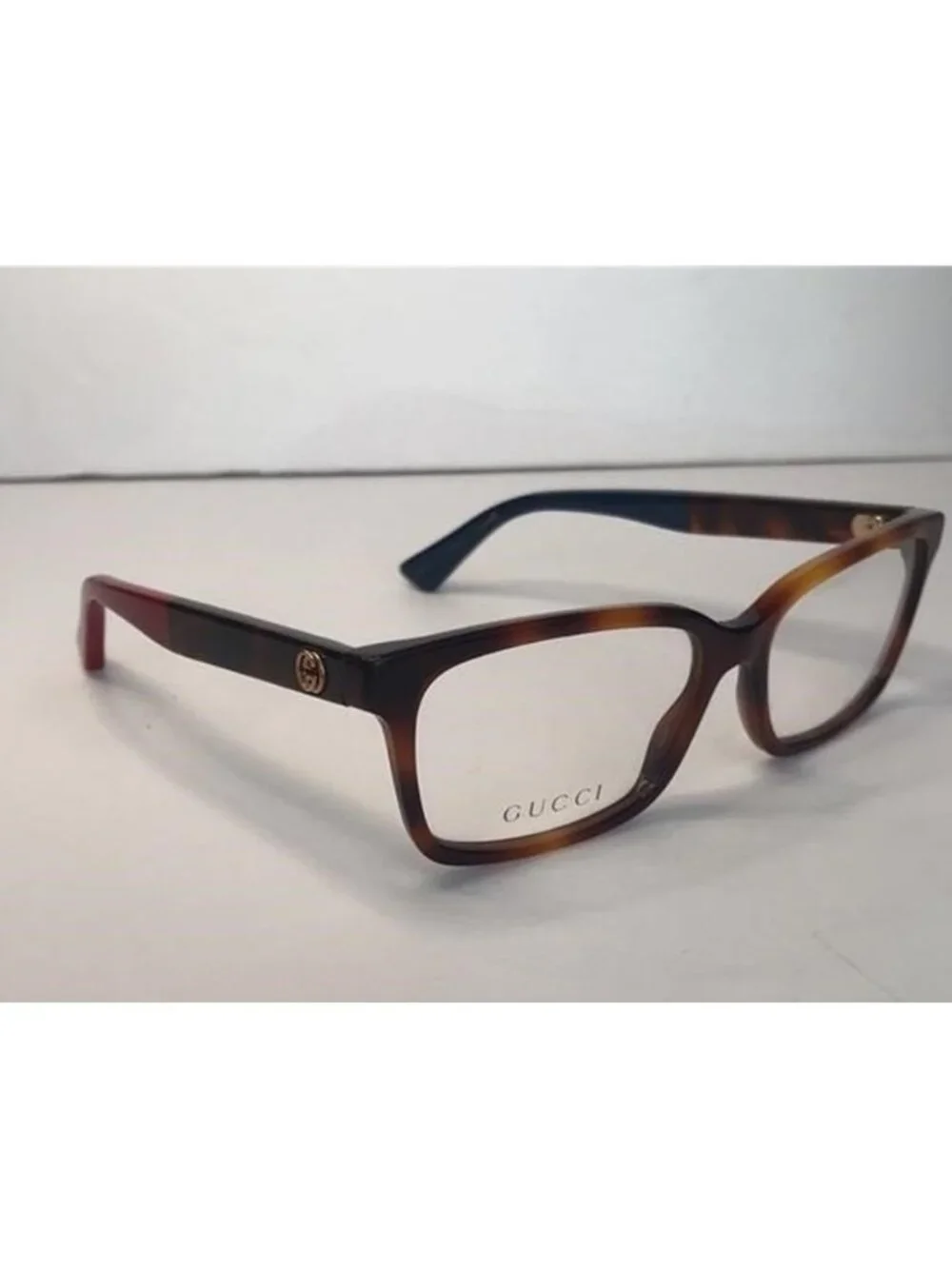 New Authentic - Gucci GG0168O 008 Rectangle Eyeglasses